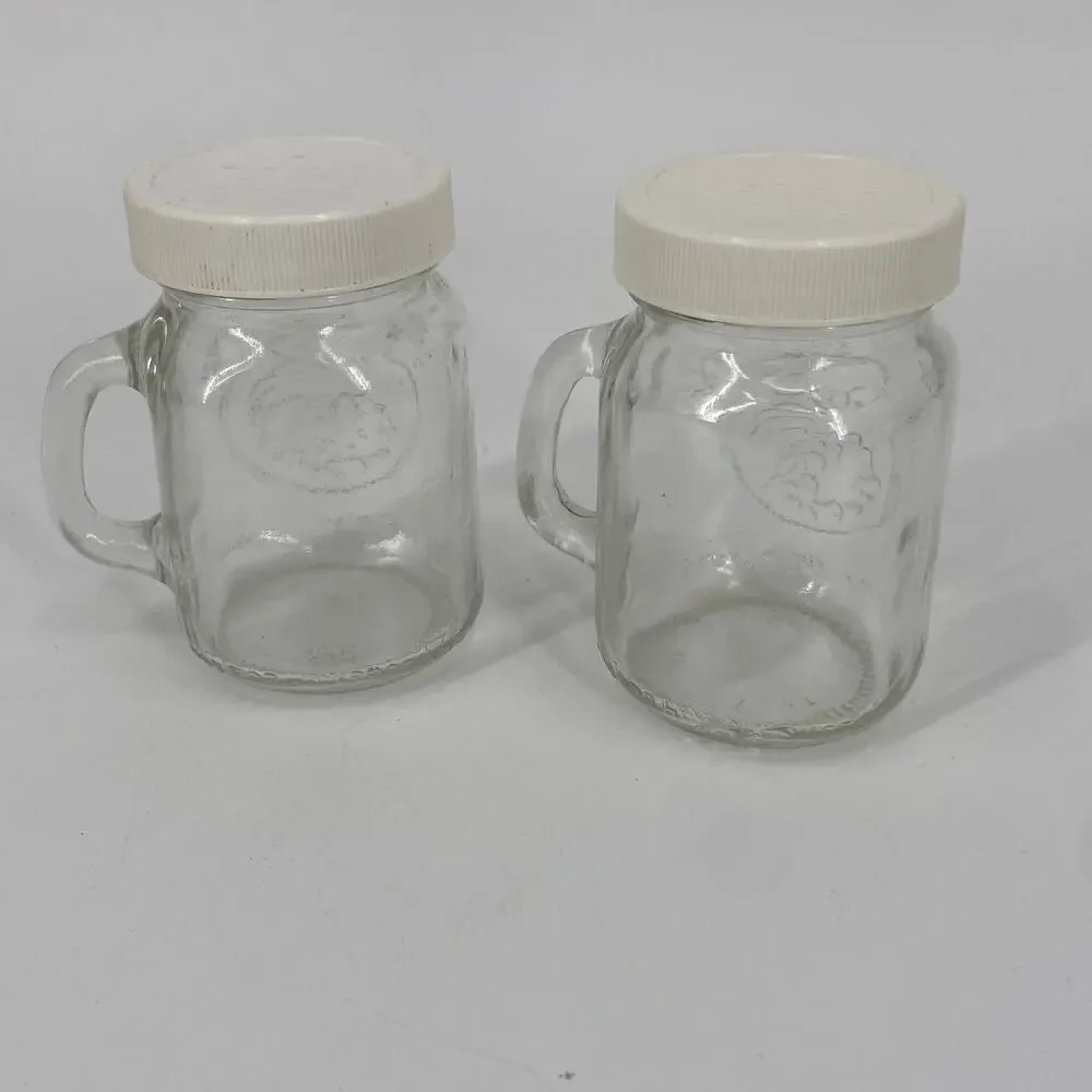 Golden Harvest Salt & Pepper Shaker Mini Mason Jars